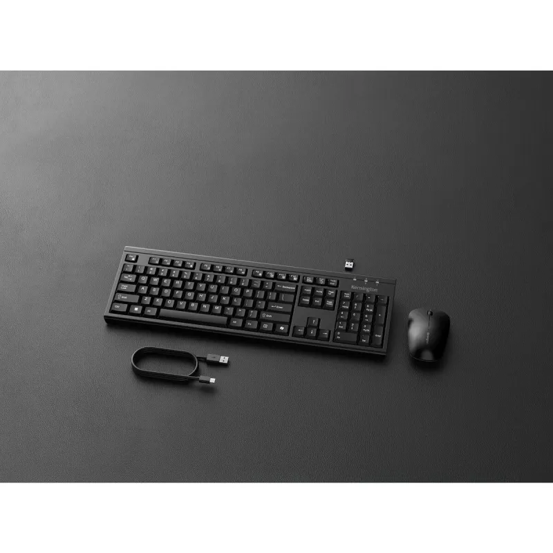 Klaviatūra Kensington K75560PT Melns QWERTY